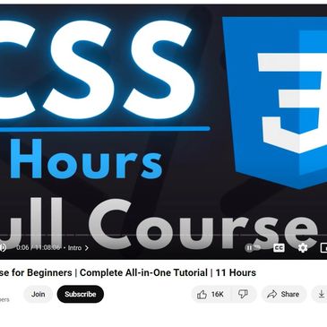 video lecture on css