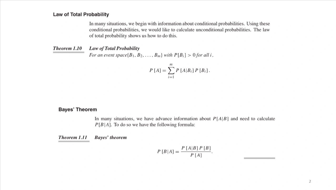 total probability