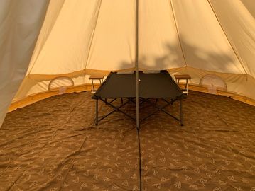 Bell tent interior