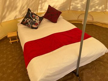 bell tent interior