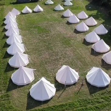 bell tent village