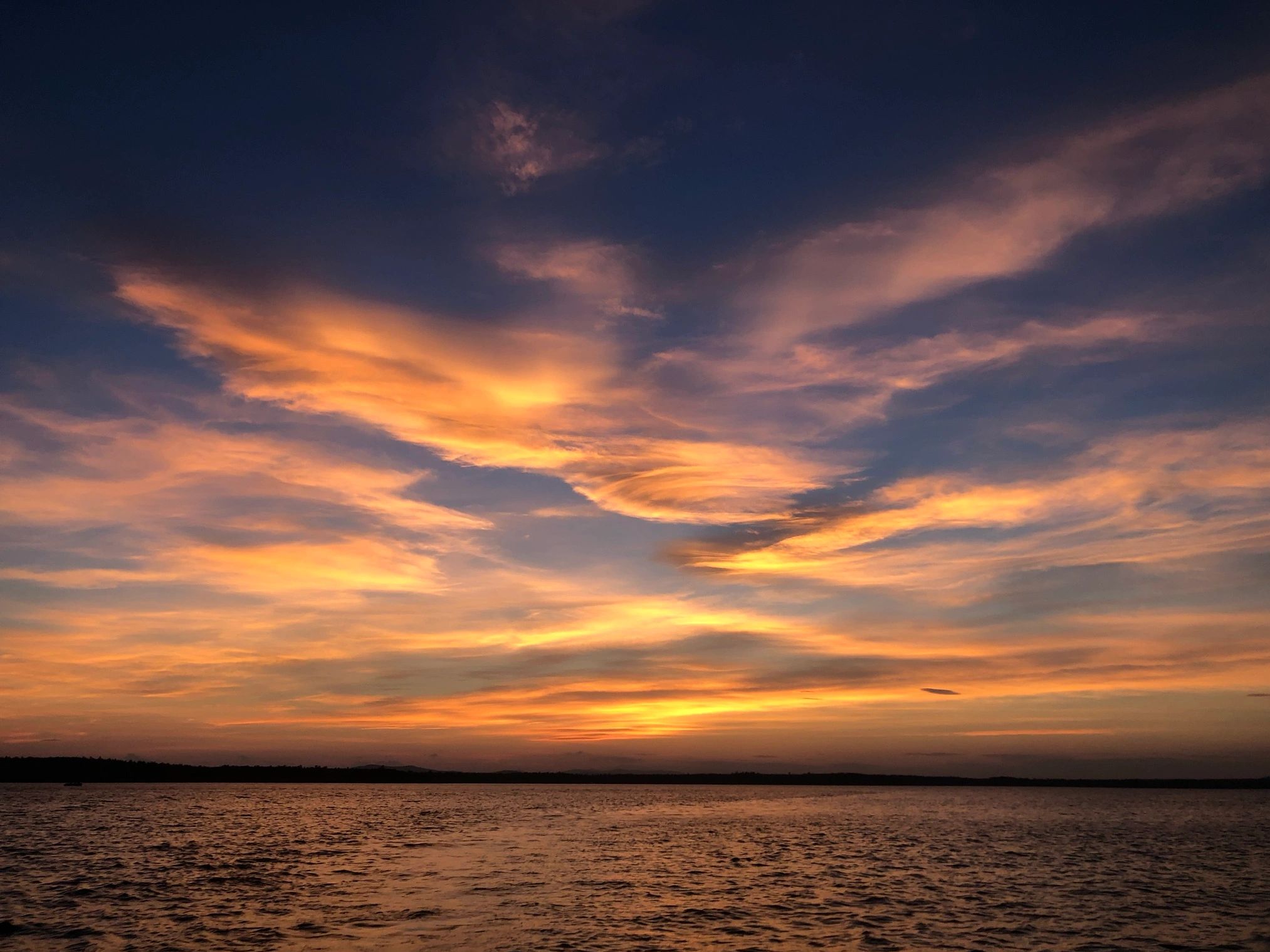 Sunset on Lake