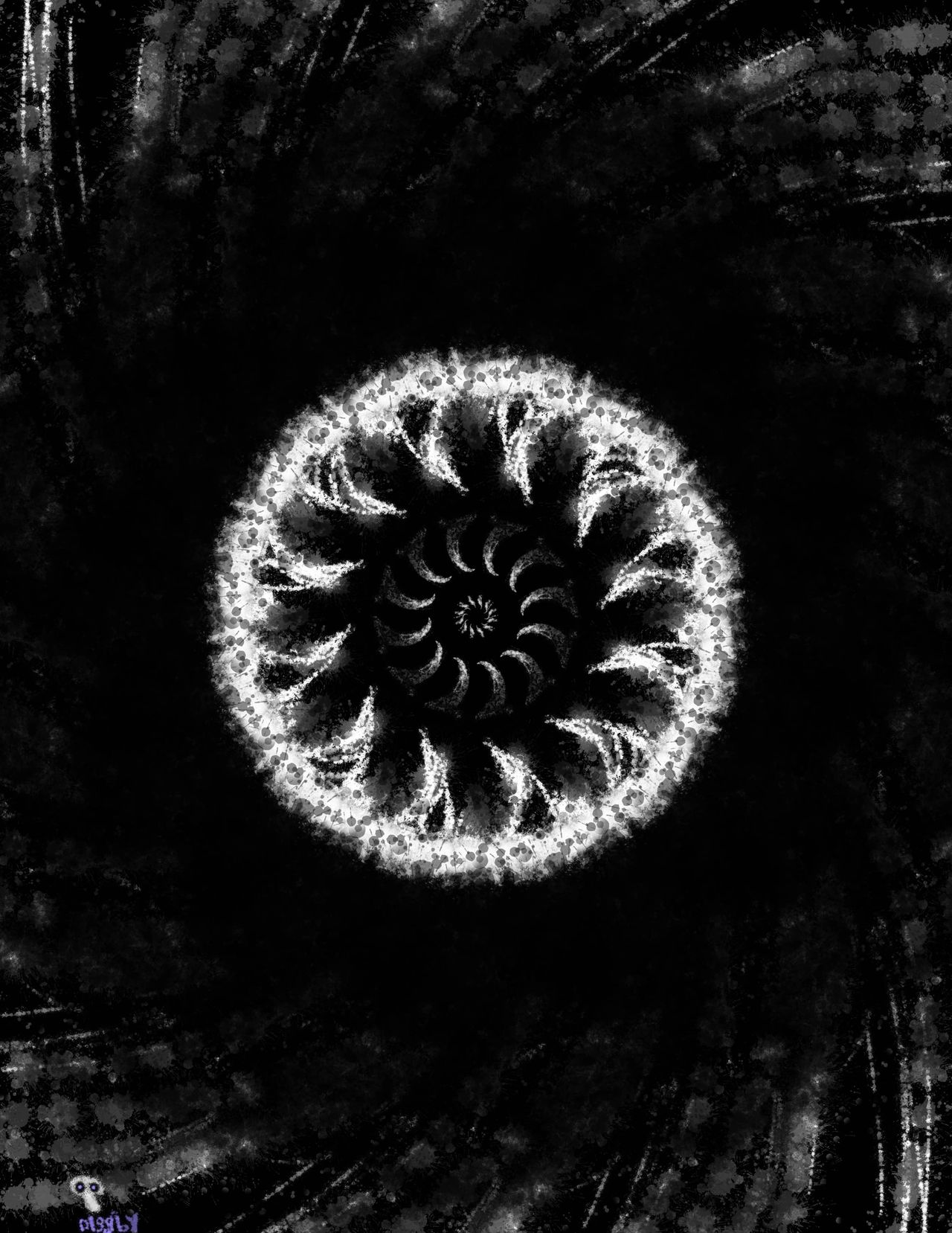 Black hole with teeth Black hole with teeth