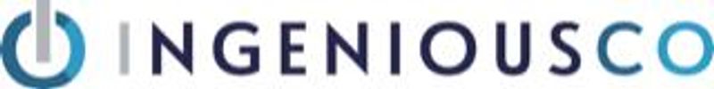 Logo with a stylized power button and the word 'INGENIOUSCO'.