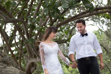 bride and groom video shooting