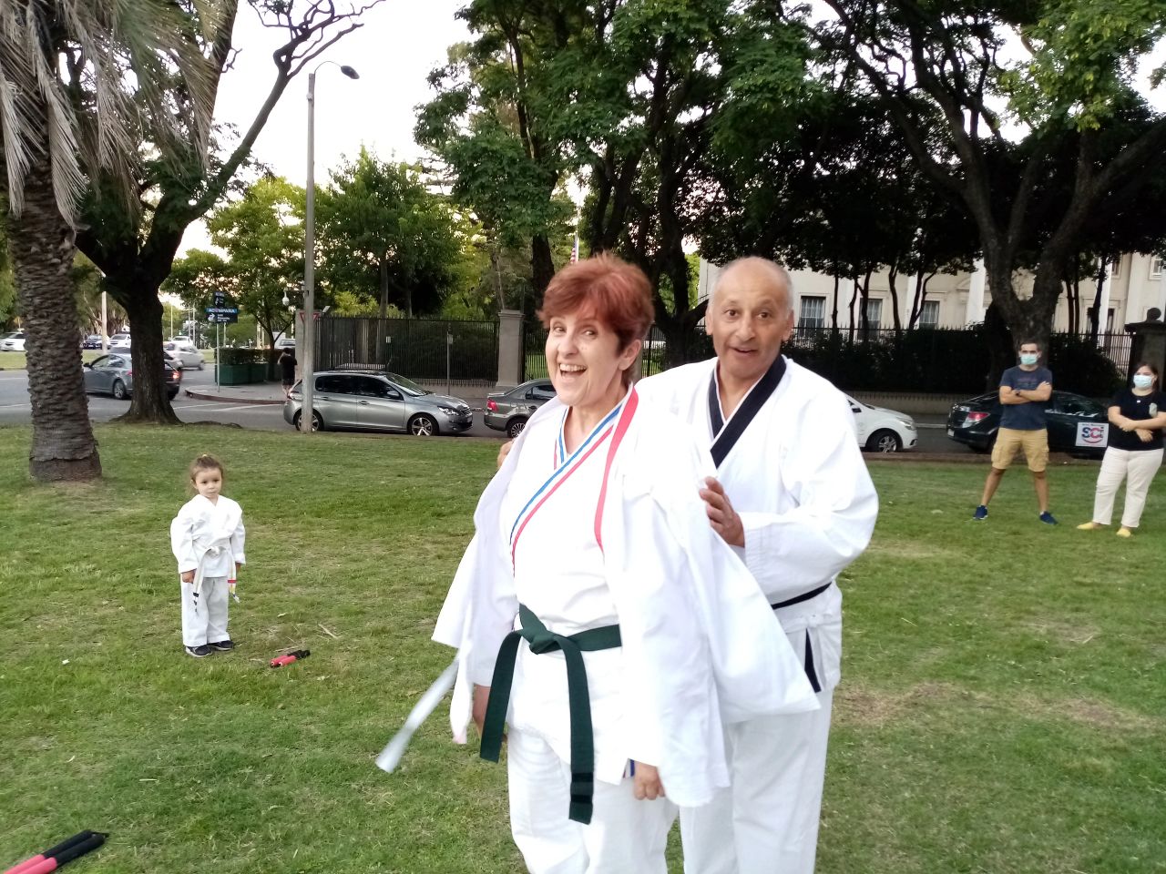 Práctica de artes marciales