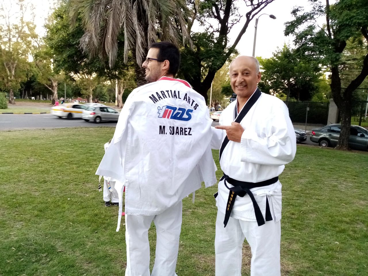 Clase de artes marciales