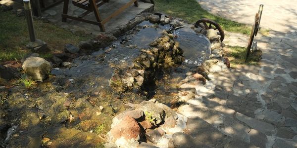 Bolu Gölcük yolu üzerinde yer alan Garden Kahvaltı’nın doğayla iç içe bahçe alanı