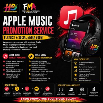 I just dropped the Hip Hop Directory on Apple Music and it is stacked.