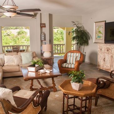 Casa Palma Azul in the Dogman's Beach area of Rincon; a luxury tropical vacation rental.