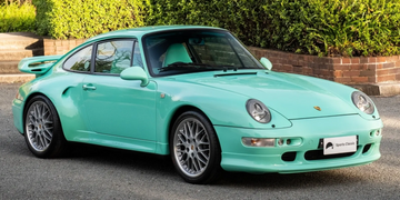 1997 Porsche 911 Carrera S Aerobody sold by Sports Classic in Mint Green