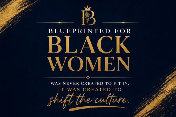 Inspirational quote empowering Black women to shift culture, not fit in.
