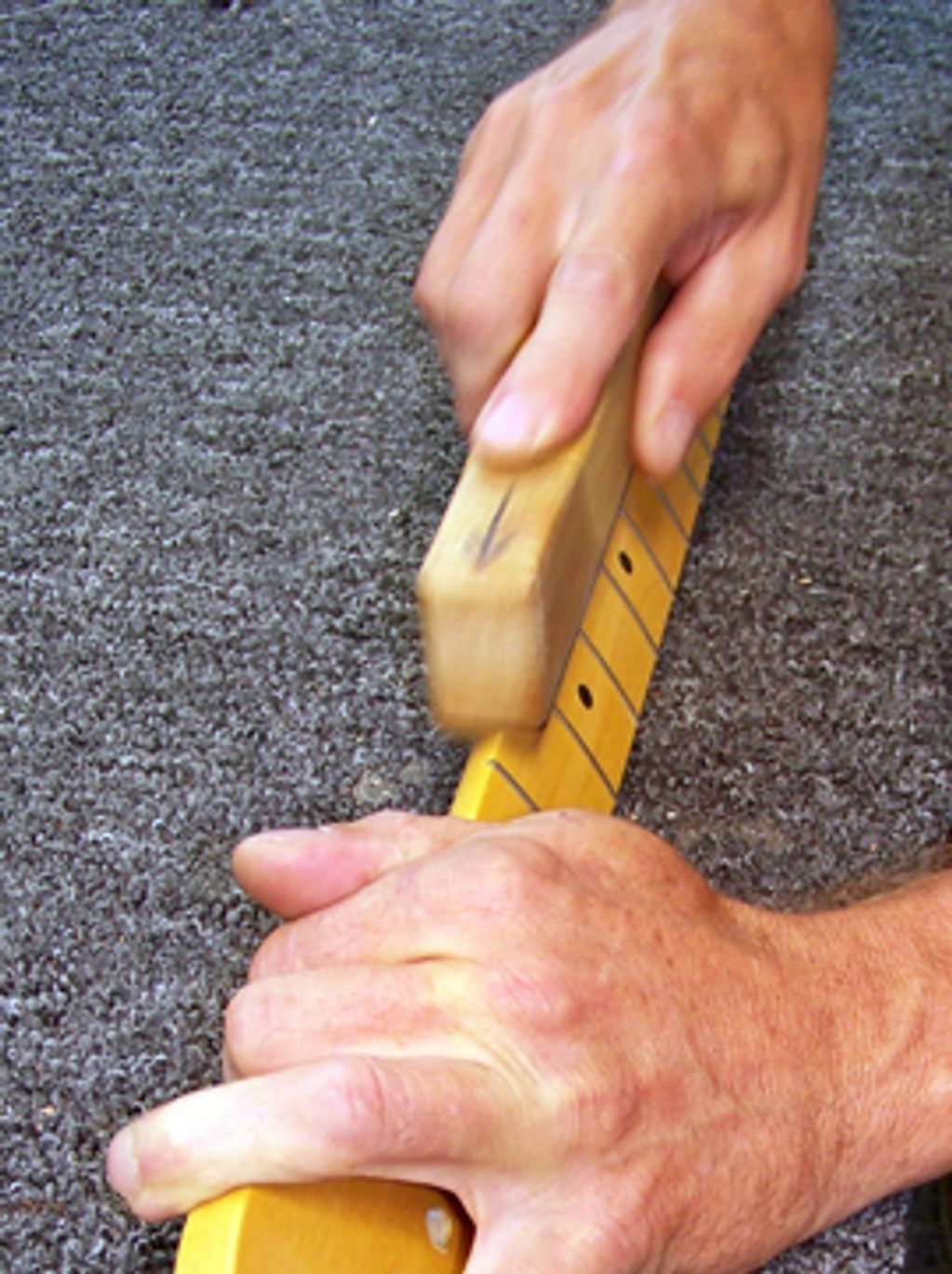 GUITAR FRETWORK PROCESS