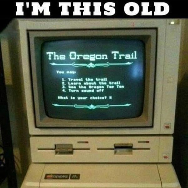 The first computer game I remember playing.