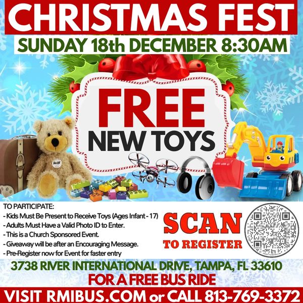 Free toys for Christmas
