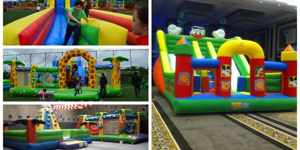 Çocuklara Yönelik Şişme Oyun Alanları, Şişme Oyun  Parkı Kiralama , Şişme Oyun Parkurları Kiralama 