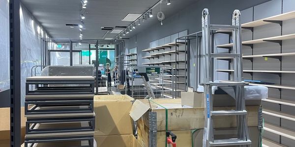 Nyetablering ombyggnad butik 