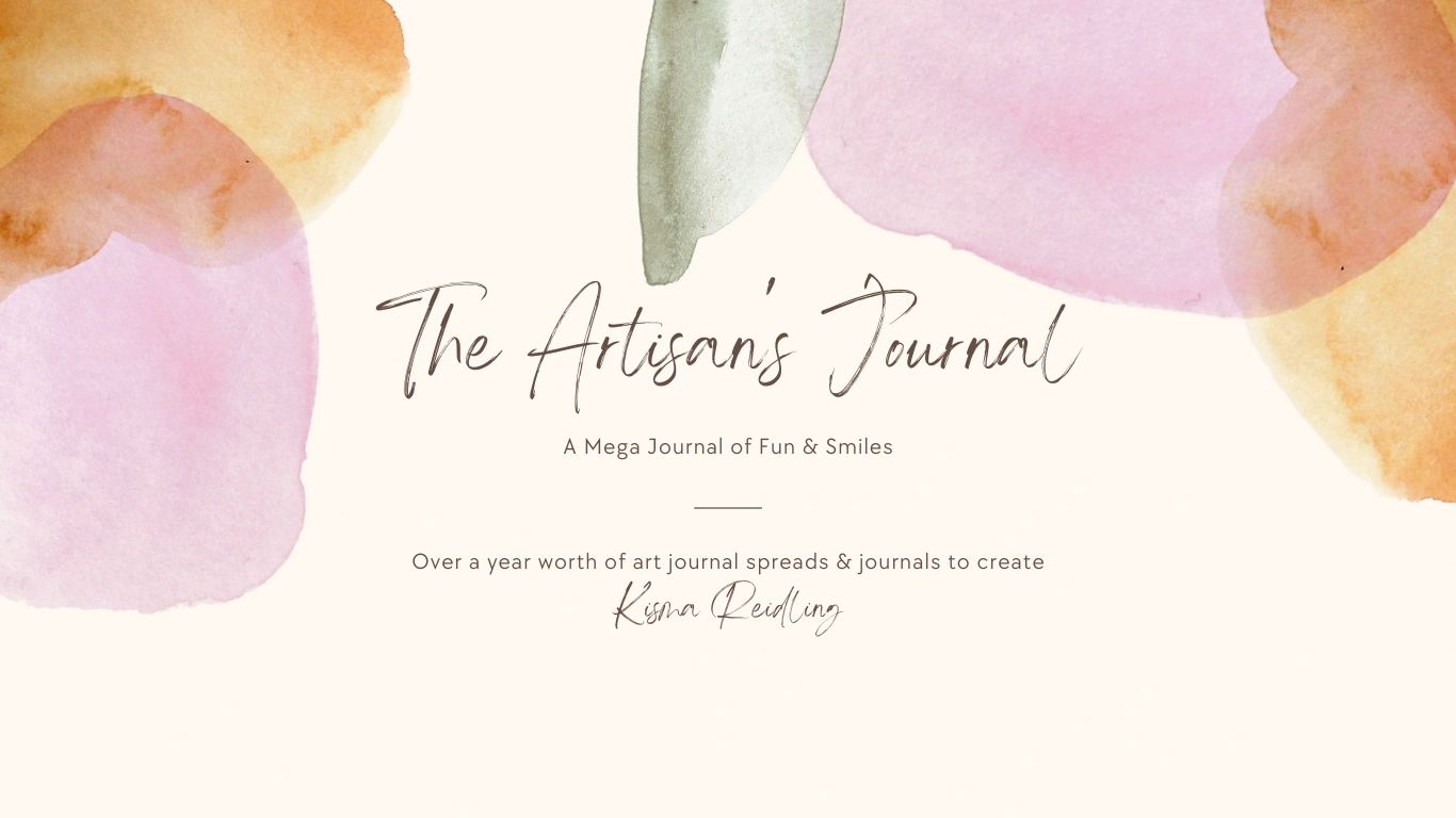 Cover of The Artisan's Journal with watercolor art and title text.