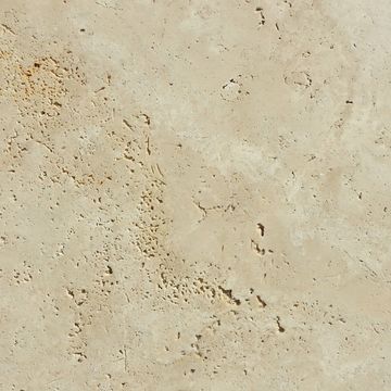 Ivory travertine natural stone tile with honed and tumbled finish