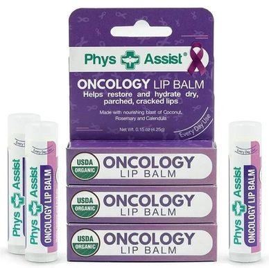 Lip balm for dry cracked lips due to chemotherapy