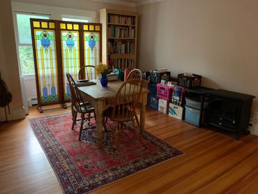 After photo of an organized dining area.