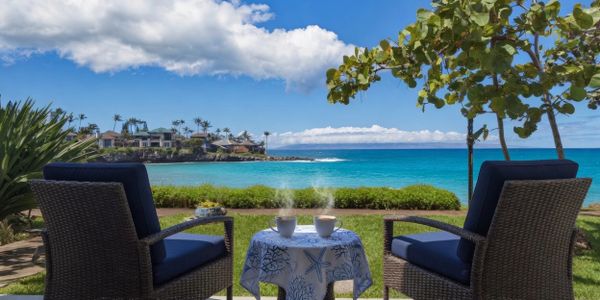 imagine your morning coffee view from napili point resort unit a13 fully renovated.