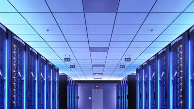 Data centre server hall representing critical power infrastructure