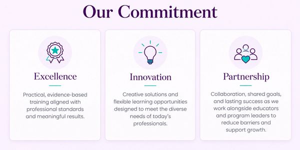 Commitment to excellence, innovation, and partnership.