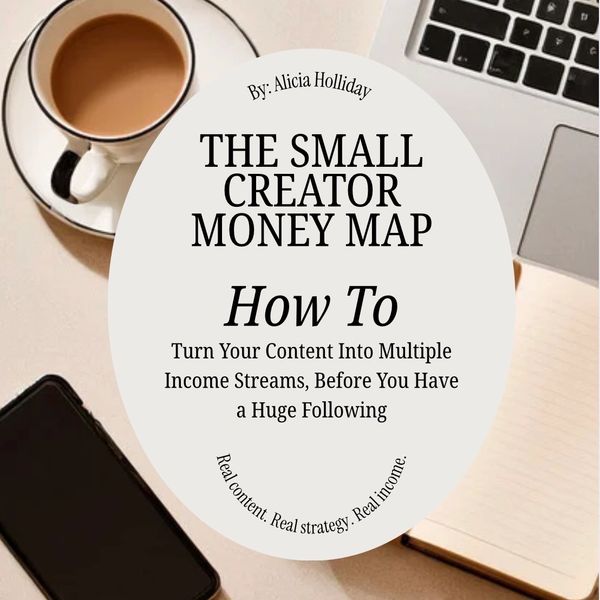 Guide on monetizing content before gaining a large following.