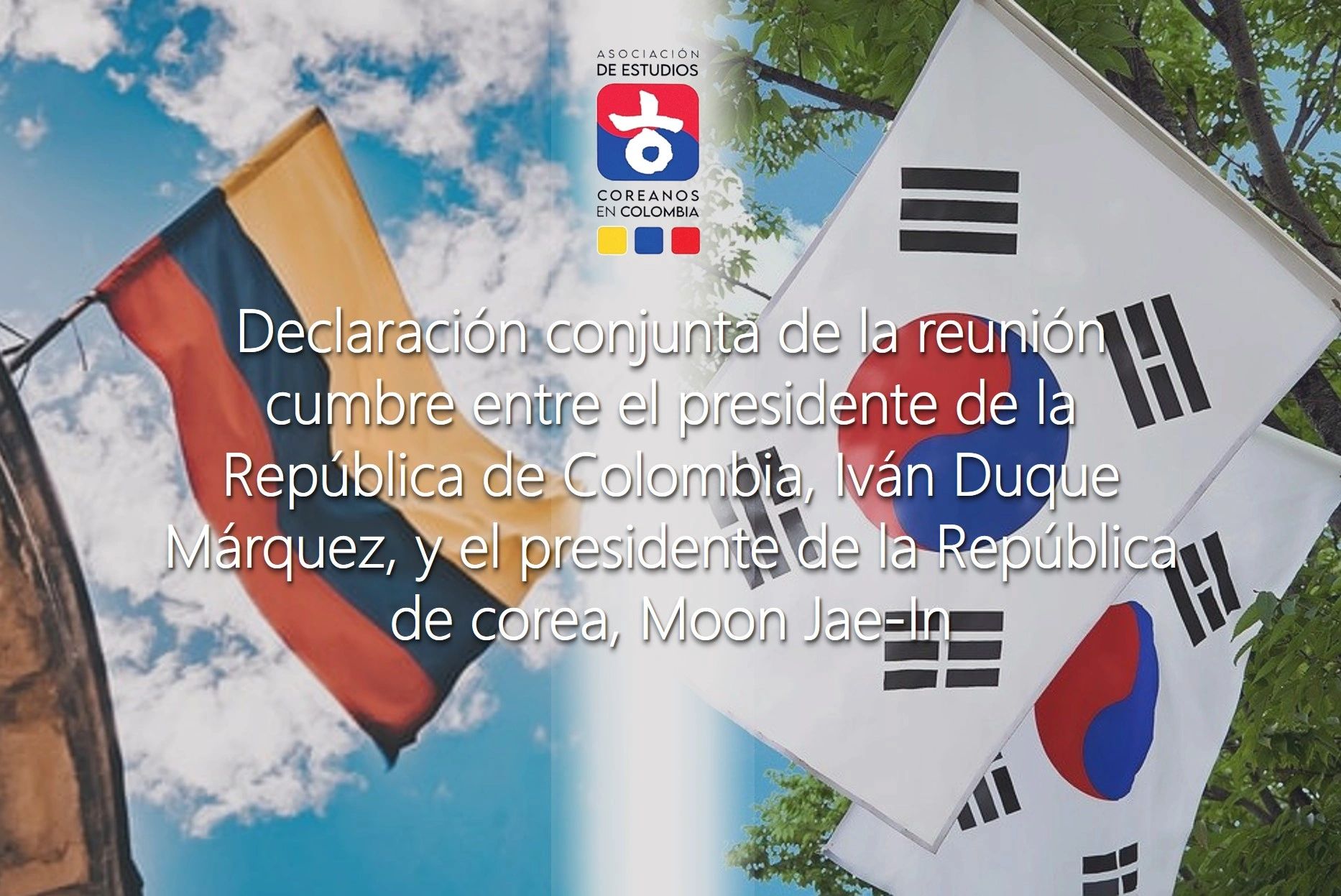 DECLARACIÓN CONJUNTA DE COLOMBIA y COREA DEL SUR