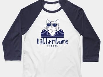 Litterture Baseball T-Shirt