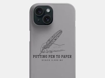 Pen 2 Paper iPhone Case