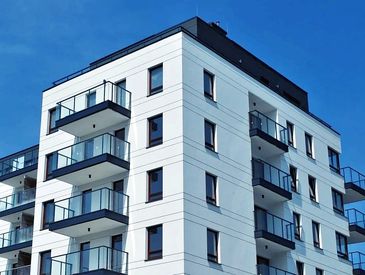 Illustration of multi-storey building to represent structural design and engineering services