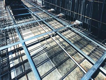 Illustration of post-tensioned slab layout used in modern structural design.