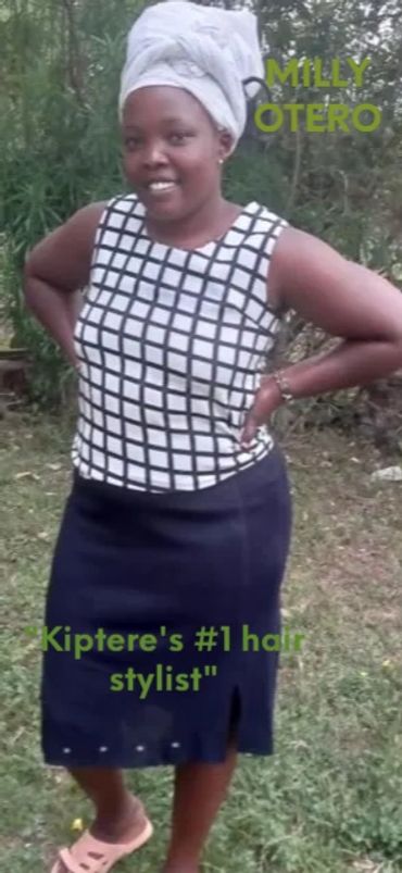 Kiptere's #1 hair dresser