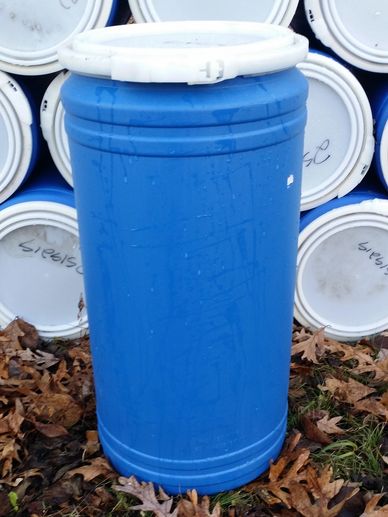 15gal Food Safe Barrel with removable lid