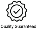 Quality guaranteed icon representing durable personalised clothing with embroidery and printing