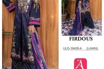 Amazing Lawn collection by FIRDOUS new variety available book your order now.
