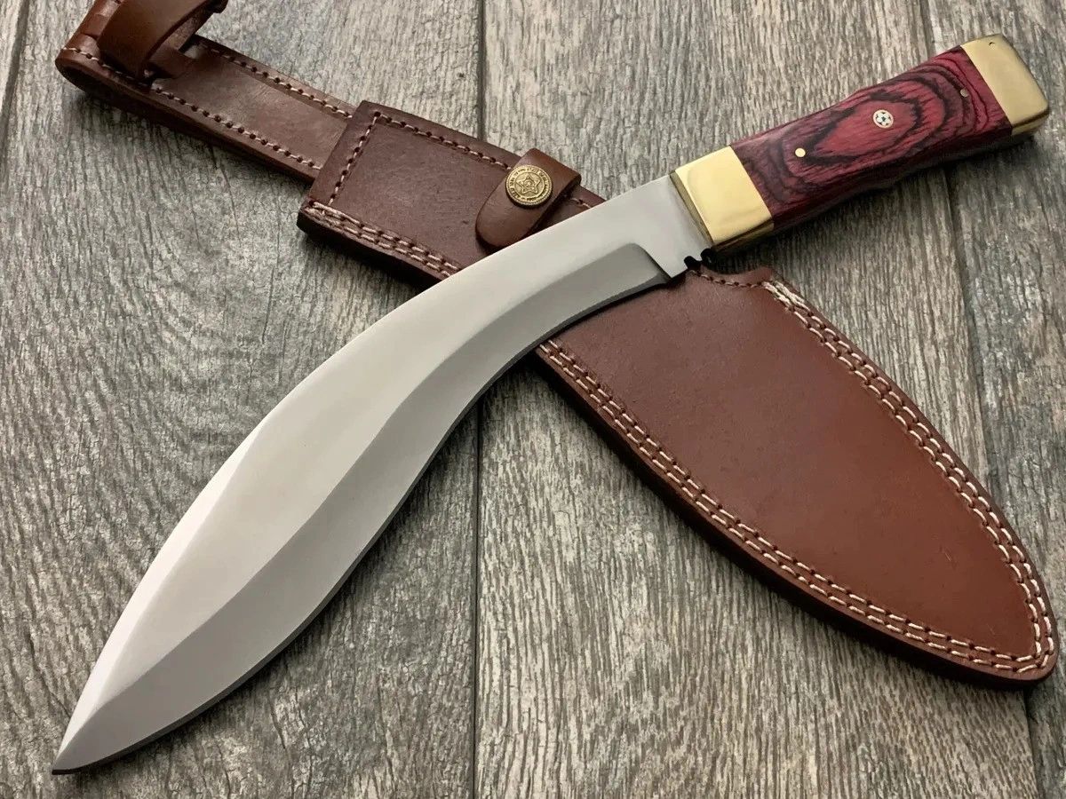 ASH LE18 CUSTOM HANDMADE HUNTING KUKRI KNIFE 440C STEEL 14.5 INCHES