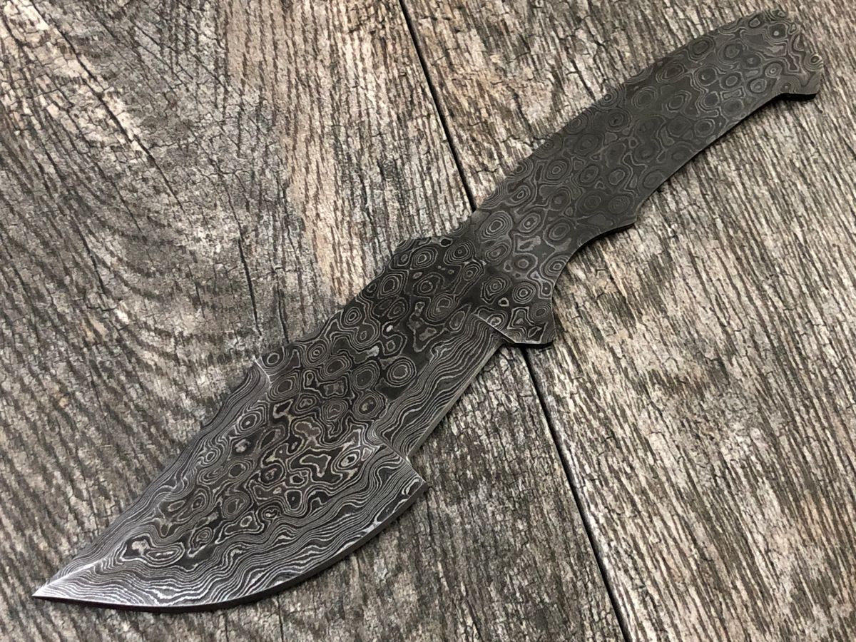 Ash BL-4 Handmade Hunting Tracker Knife Blank 10 inches Full Tang Knife  Making Supplies