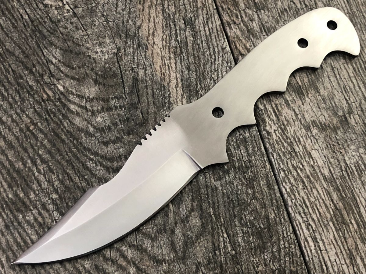 Ash B-703 Handmade Hunting Skinner Bushcraft Knife Blanks 440c Steel 9  inches