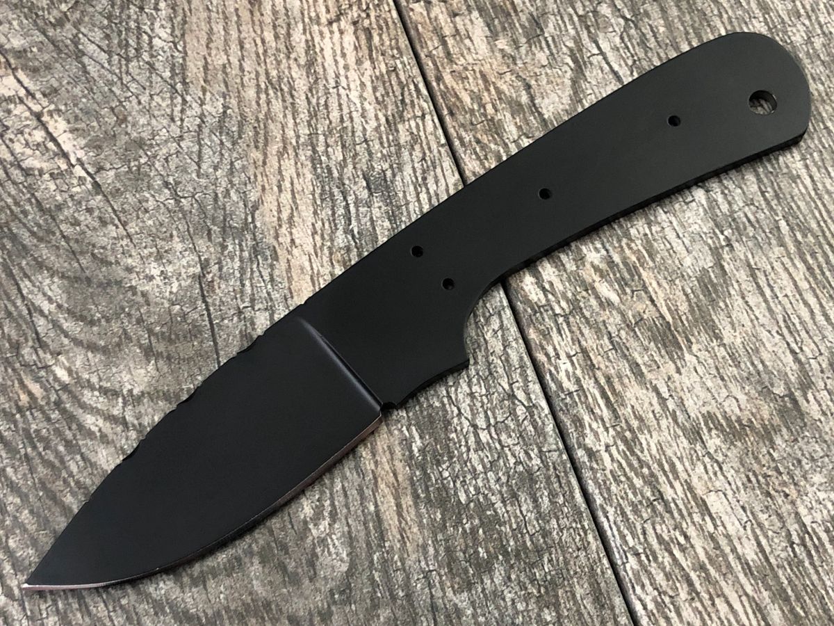 Ash B701p Handmade Hunting Skinner Bushcraft Knife Blanks 440c Steel 8