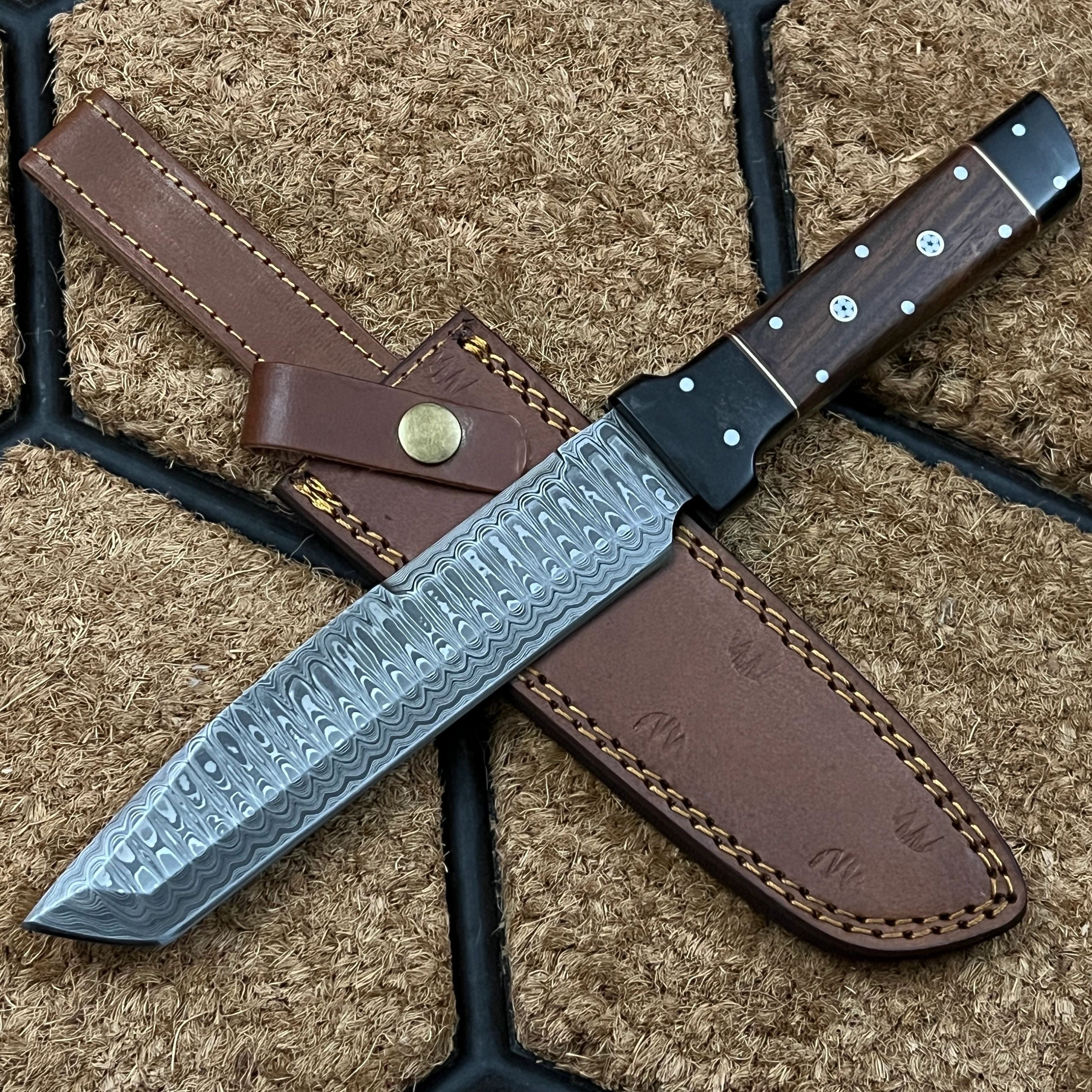 Hunting with a Damascus Steel Tanto Knife