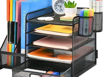 desk organizer and desk set