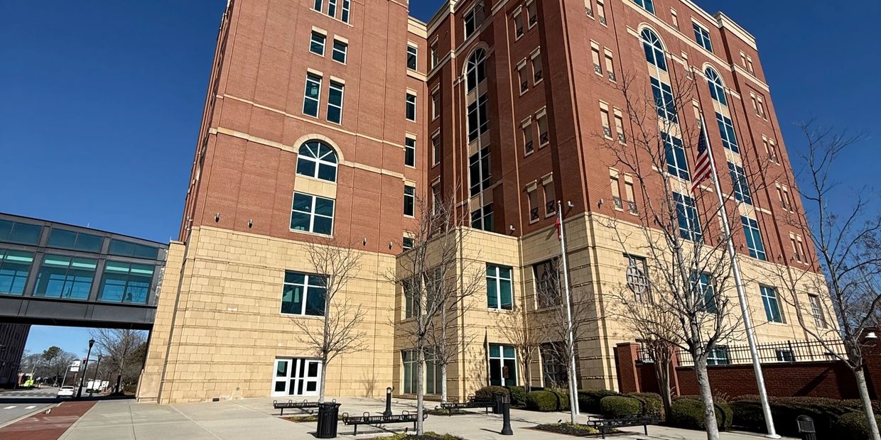 Exterior of the Cobb County Courthouse, serving criminal defense clients throughout Metro Atlanta.