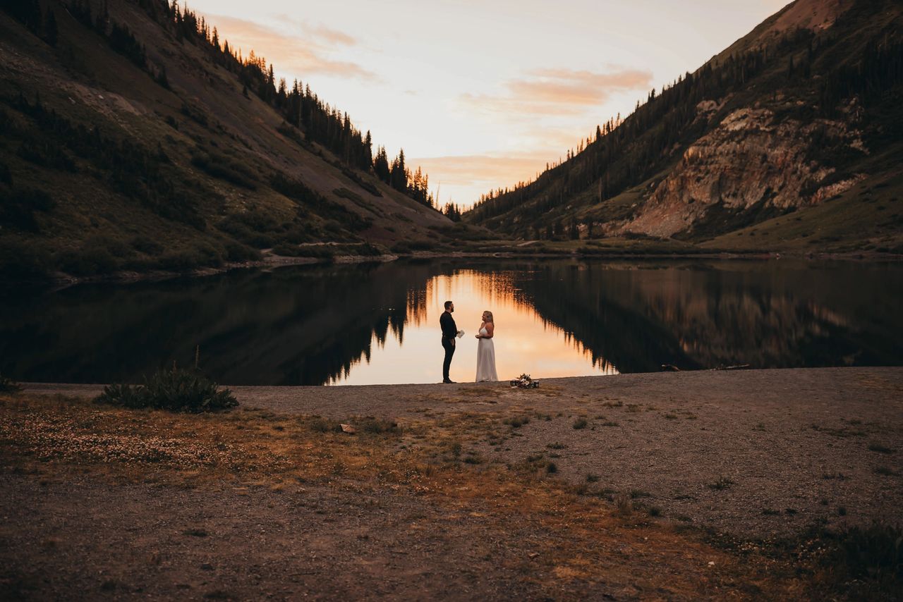 Sunrise Crested Butte Elopement Lesley Patrick