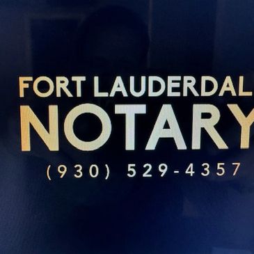 Fort Lauderdale Notary