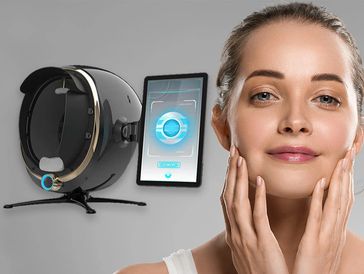 Appareil Skin Scanner - Un outil diagnostiquer propulsé par l’IA qui aide à confirmer vos analyses de la peau de vos clients
