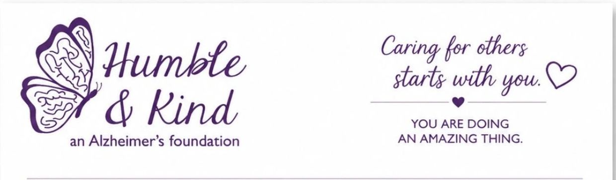 Logo for Humble &amp; Kind Alzheimer's Foundation encouraging care and kindness.