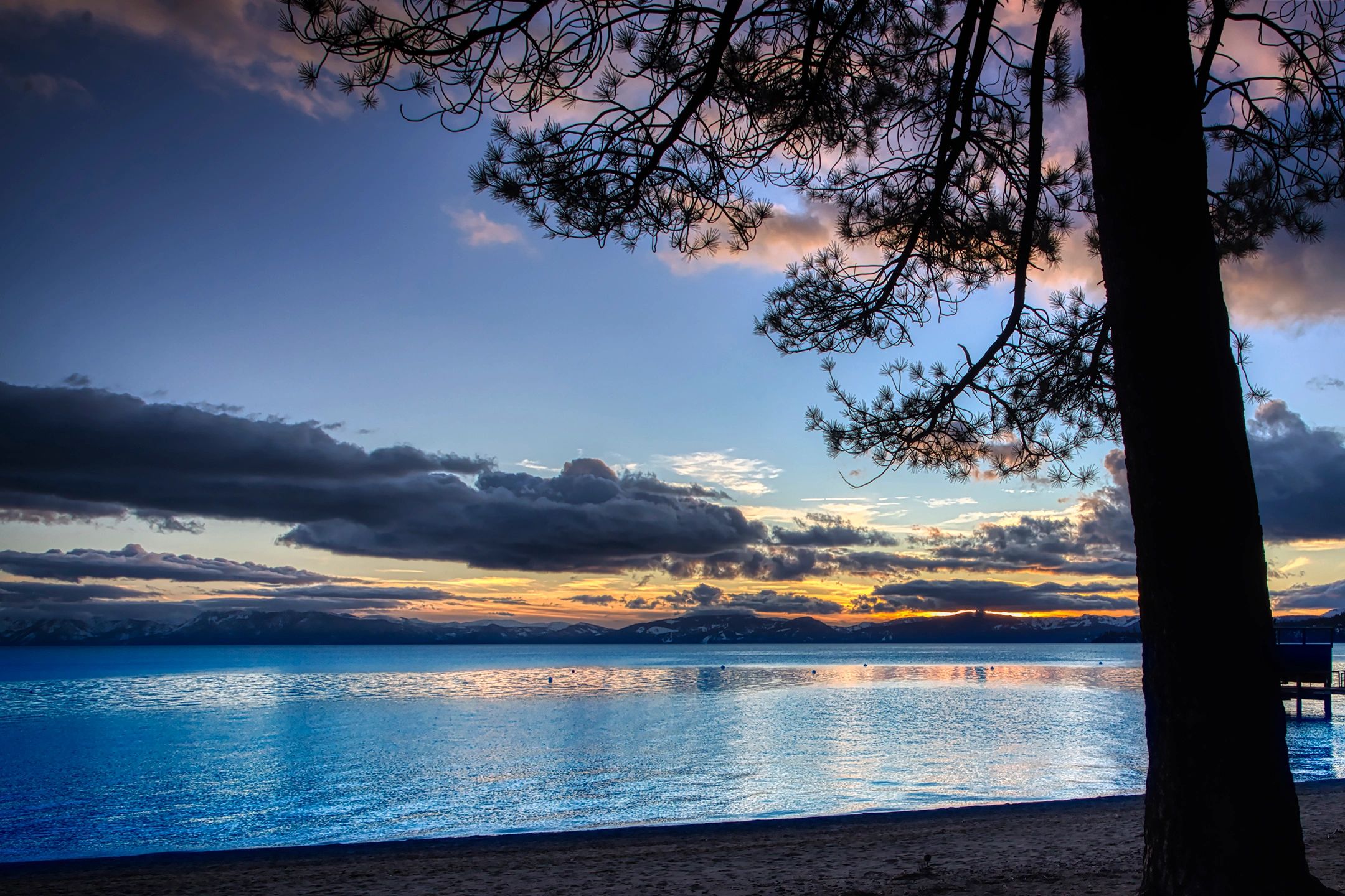 Sunset on Tahoe